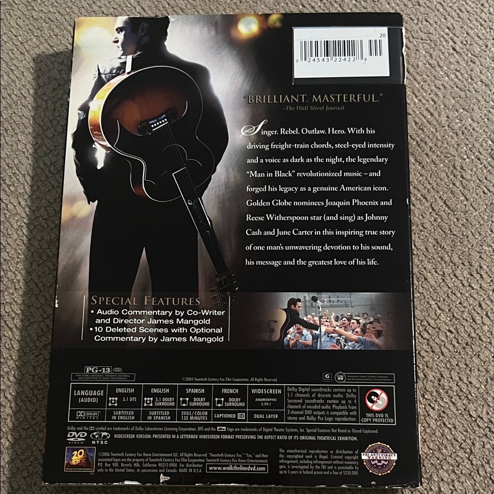 Walk the Line DVD - Picture 2 of 2